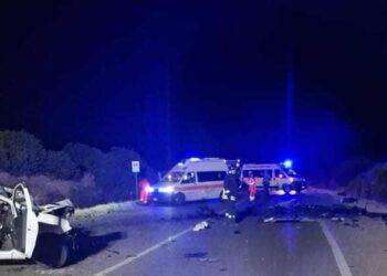 Tragico scontro frontale tra Carbonia e Portoscuso, due morti