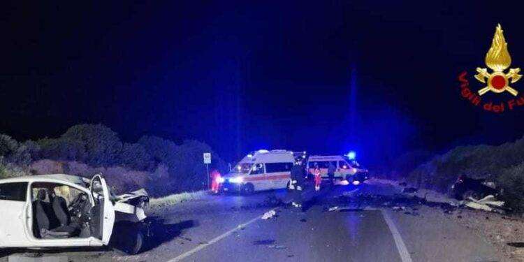 Tragico scontro frontale tra Carbonia e Portoscuso, due morti