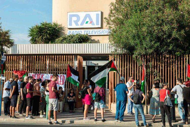 Khaled El Qaisi, sit-in davanti la Rai a Cagliari: “Vogliamo torni”