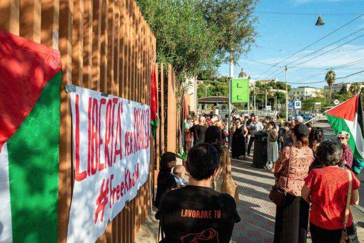 Khaled El Qaisi, sit-in davanti la Rai a Cagliari: “Vogliamo torni”
