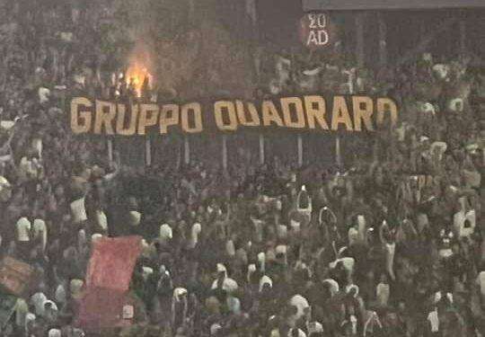 Roma-Empoli, i Fedayn risorgono: nasce il “Gruppo Quadraro”. Lo striscione sugli spalti dell’Olimpico