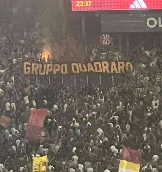 Roma-Empoli, i Fedayn risorgono: nasce il “Gruppo Quadraro”. Lo striscione sugli spalti dell’Olimpico