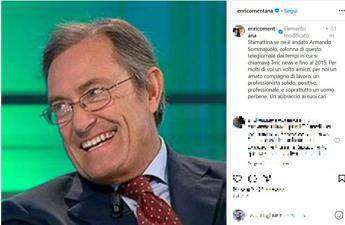 Morto Armando Sommajuolo, giornalista storico di La7: aveva 70 anni