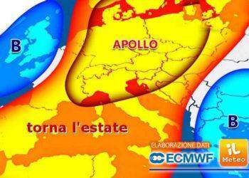 L’anticiclone riporta l’estate fino ad ottobre