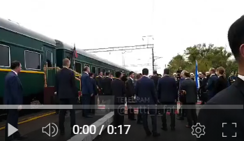 Il leader nordcoreano Kim Jong Un ha lasciato oggi la Russia sul suo treno blindato