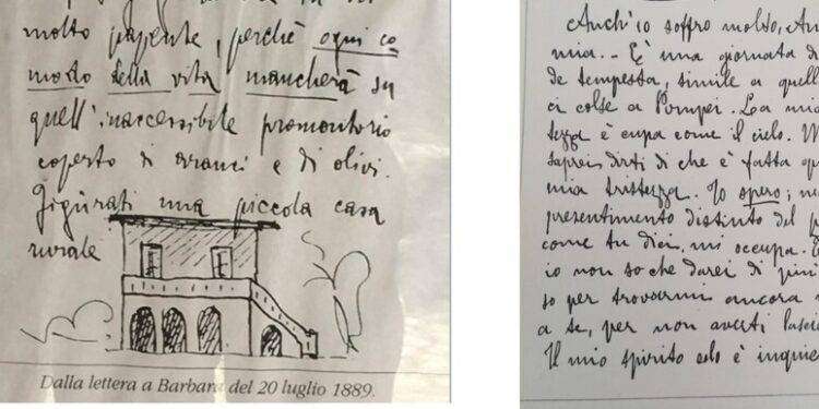 D’Annunzio innamorato, la grafia cambiava a seconda della partner