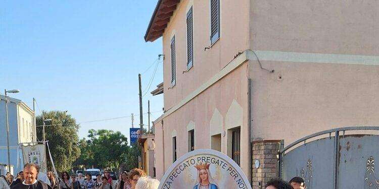 Prima volta nell’isola per statua Vergine Medaglia Miracolosa