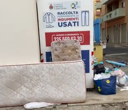 Discarica abusiva in pieno centro a Quartu Sant’Elena, il video denuncia