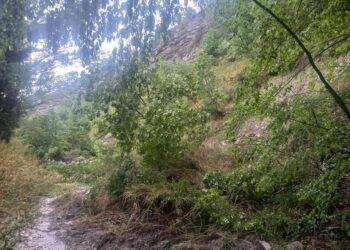 Altra frana sulle montagne del Piemonte, le immagini