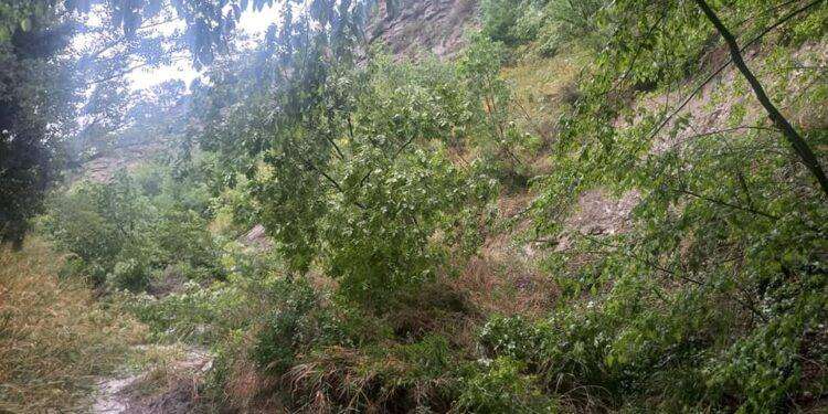 Altra frana sulle montagne del Piemonte, le immagini