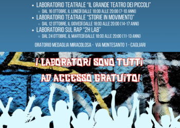 “Dalle rime al palcoscenico”, laboratori gratuiti per giovani a Cagliari