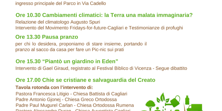 Giornata per la custodia del creato, appuntamento a Cagliari