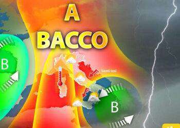 Italia divisa in due, sole al Centro-Nord e temporali al Sud