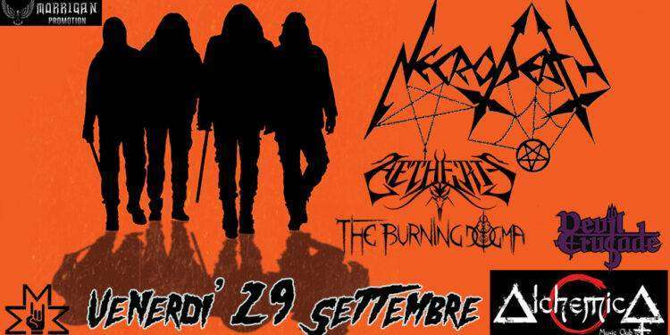 Musica, i Necrodeath live a Bologna