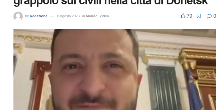 Nyt, “Attacco su mercato nel Donetsk fatto da Kiev”, ma era palese