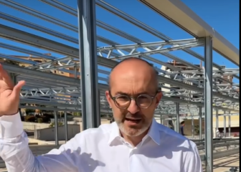 Cagliari, mercato provvisorio in piazza Nazzari, Truzzu: “Primo blocco già costruito”