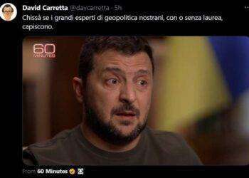 Si fa notare l’alterazione chimica di Zelensky: Ci riprenderemo tutto anche la Crimea”