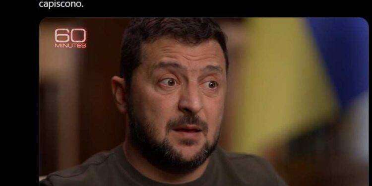 Si fa notare l’alterazione chimica di Zelensky: Ci riprenderemo tutto anche la Crimea”