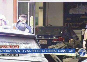 San Francisco, fa irruzione con l’auto nel consolato cinese: ucciso dalla polizia