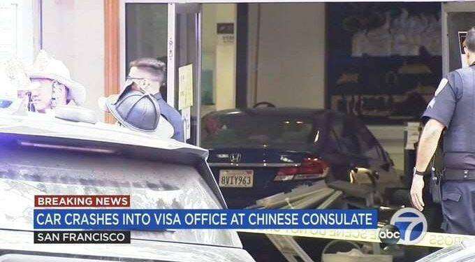 San Francisco, fa irruzione con l’auto nel consolato cinese: ucciso dalla polizia