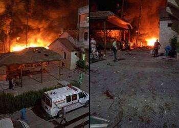 Esercito sionista bombarda ospedale a Gaza: ci potrebbero essere tra le 200 e le 300 vittime