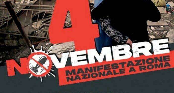 Fuori l’Italia dalle guerre. Il 4 novembre manifestazione nazionale a Roma