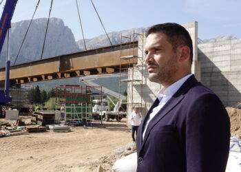 Ponte di Oloè, la nuova struttura al varo. L’Assessore Saiu: “Superata la fase più critica dell’intervento”