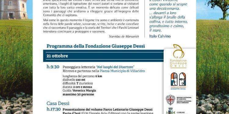 Sabato 21 e domenica 22 ottobre a Villacidro (Sud Sardegna) la nona Giornata Internazionale de I Parchi Letterari