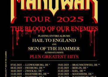 Manowar, nuovo album e tour europeo nel 2025: per ora nessuna data in Italia