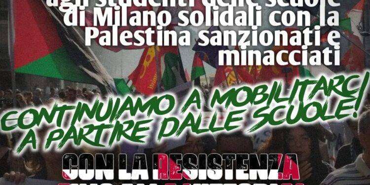 Osa Milano rilancia la mobilitazione nelle scuole in sostegno alla Palestina