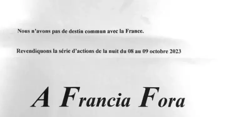 Corsica, notte di attentati: azioni rivendicate dal FLNC
