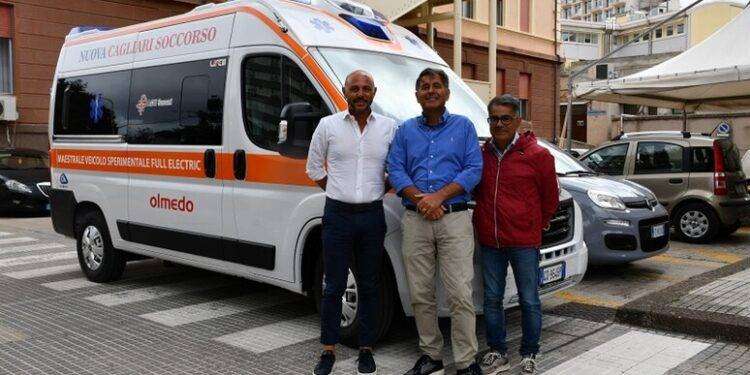 L’ambulanza diventa green, primo mezzo full electric a Sassari