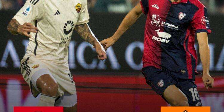 Serie A: A Cagliari la Roma vince 4-1 Infortunio per Dybala