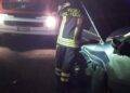 Frontale sulla SS 131 dcn, in azione i Vigili del Fuoco