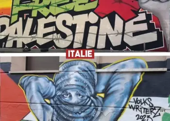 Sostegno artistico mondiale per la Palestina: le immagini