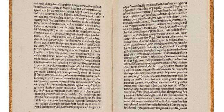 Lettera di Colombo venduta all’asta per 4 milioni di dollari