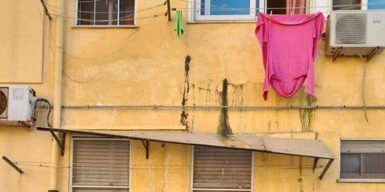 Cagliari, allagamenti e rischio crolli in palazzina San Michele