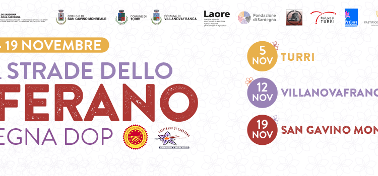 Domenica 5 novembre, a Turri per scoprire i profumi e i sapori dello Zafferano Di Sardegna DOP