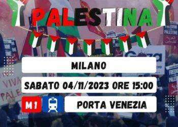 Milano scende di nuovo in piazza per la Palestina
