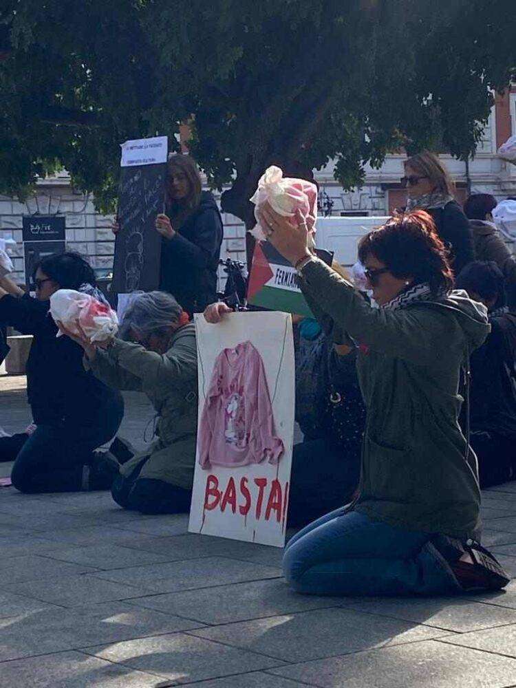 Cagliari, flash mob per la Palestina
