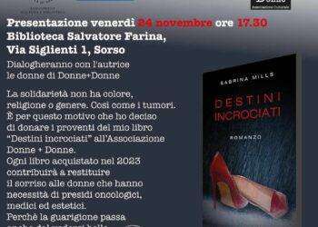 Sorso, venerdì 24 novembre presentazione di “Destini incrociati”