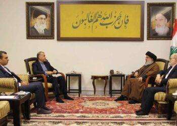 Il Ministro degli Esteri iraniano, Hossein Amir-Abdollahian, a Beirut incontra Nasrallah