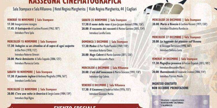 “Vestire il cinema”, la rassegna dell’Alambicco dal 10 novembre a Cagliari omaggia la Sartoria Tirelli