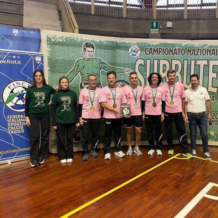 Le Fiamme Azzurre Roma vincono lo Scudetto di Subbuteo Tradizionale