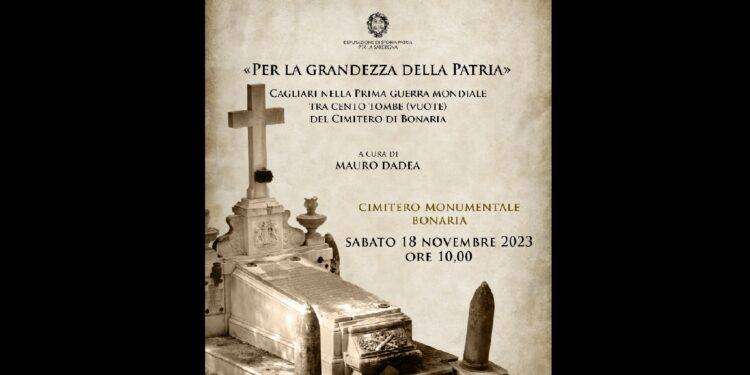 Cagliari, sabato 18 novembre ultimo appuntamento dei Percorsi Culturali nel Cimitero Monumentale di Bonaria