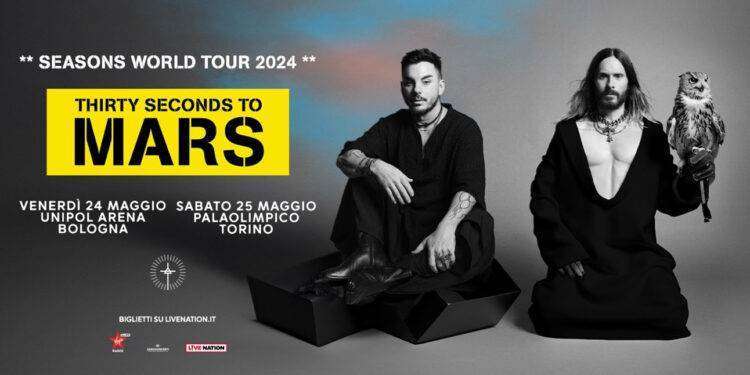 Thirty Seconds to Mars annunciano due date in Italia nel 2024
