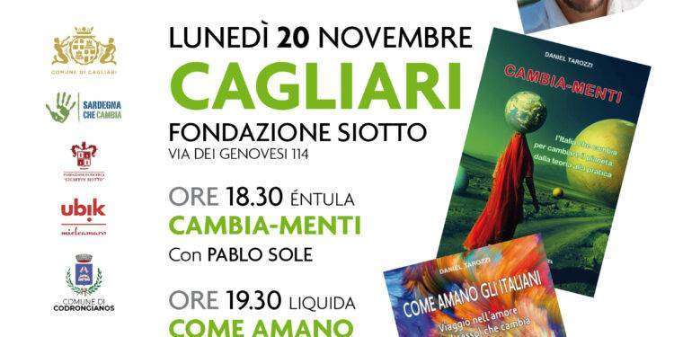 Due incontri con il giornalista Daniel Tarozzi lunedì 20 novembre a Cagliari per i festival Éntula e Liquida