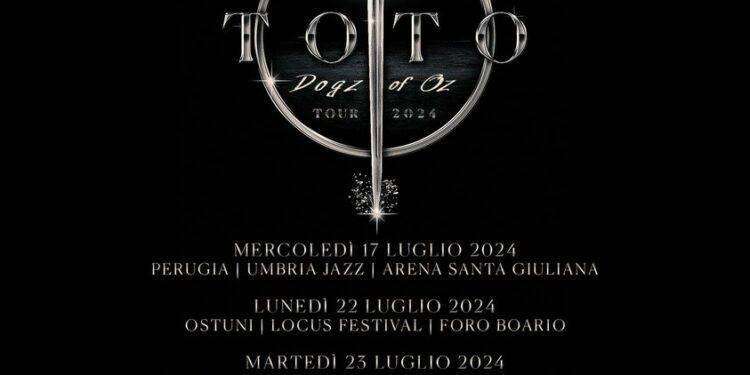 Toto: annunciate quattro date in Italia