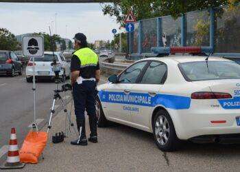 Polizia Locale: rilevamento della velocità a Cagliari nel mese di dicembre 2023