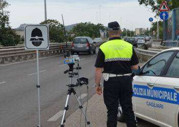 Polizia Locale: rilevamento della velocità a Cagliari nel mese di novembre 2023